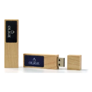 Customized LED Light Up Wooden USB Flash Drive in Bulk UAE